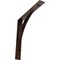 Ekena Millwork Morris Steel Bracket, Antiqued Copper 3"W x 22"D x 22"H BKTM03X22X22MOACO - alternate 1